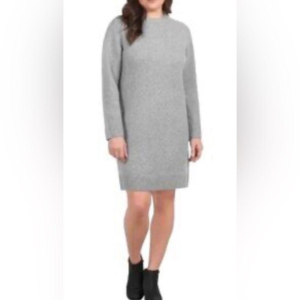 Dalia Women's Sweater Gray Dress NWOT